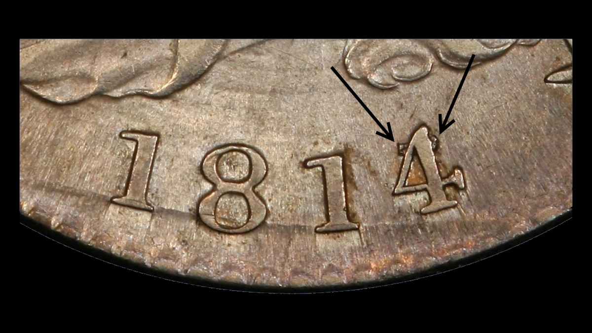 1814 Capped Bust Half Dollar: Overdate