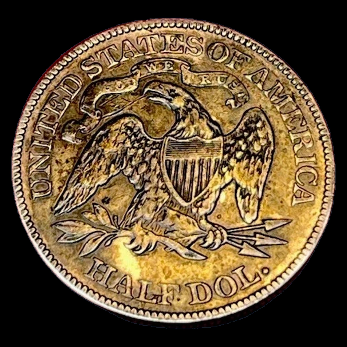 1877 Liberty Seated Half Dollar: Die Clash