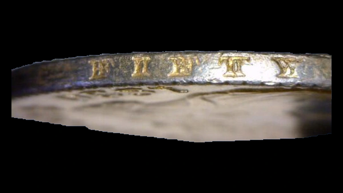 1830 Capped Bust Half Dollar: Edge Letter Other