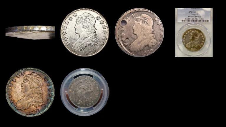 1830 Half Dollar Errors — error coin photographs