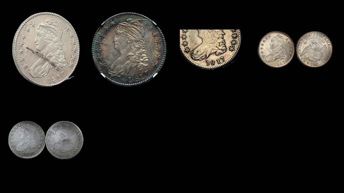 1817 Half Dollar Errors — error coin photographs
