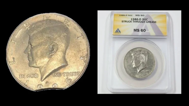 1986 Half Dollar Errors — error coin photographs