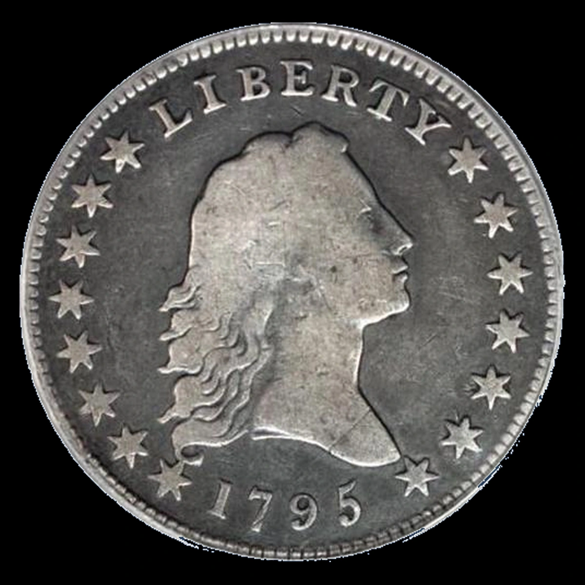 1795 Flowing Hair Half Dollar: Lamination