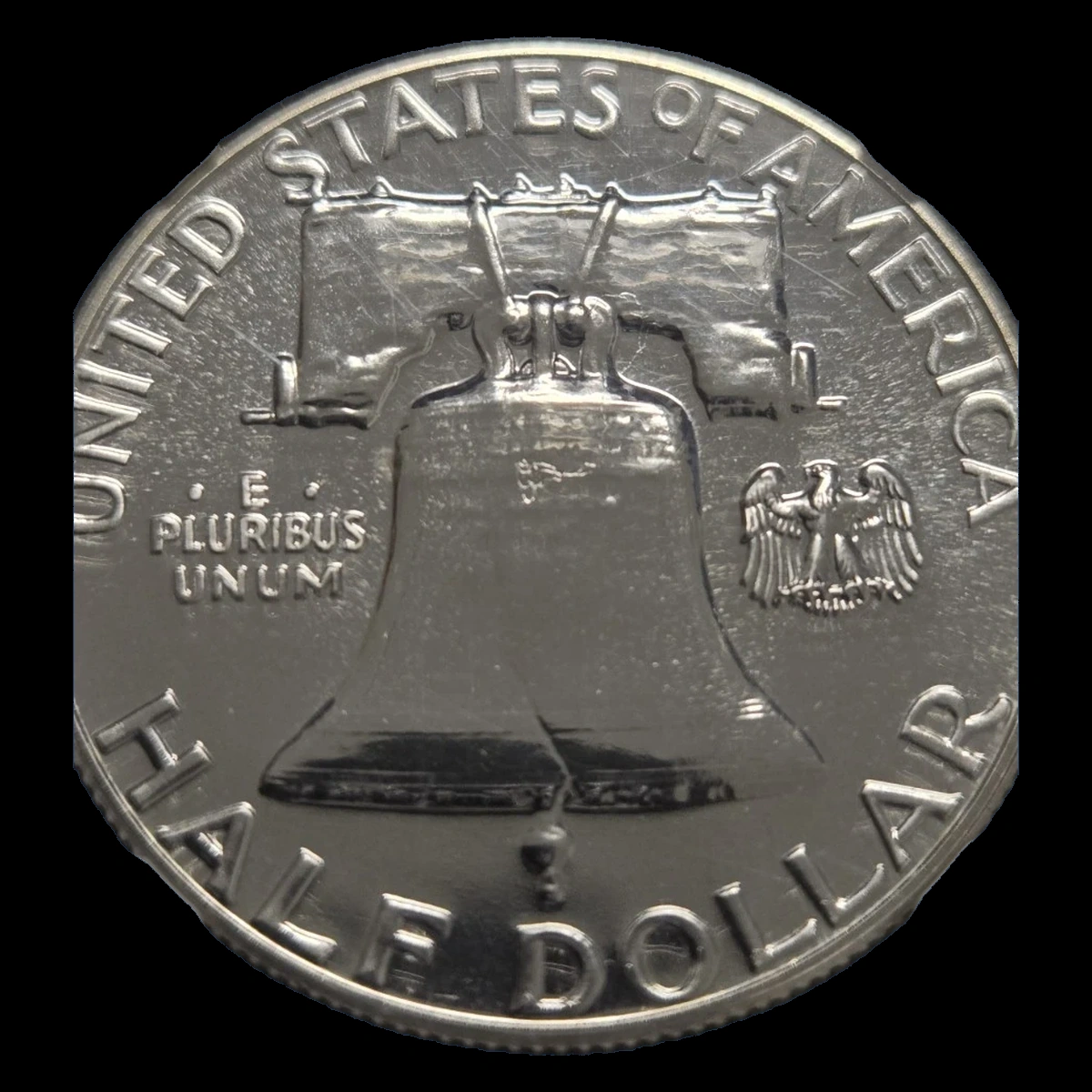 1961 Franklin Half Dollar: Struck Through
