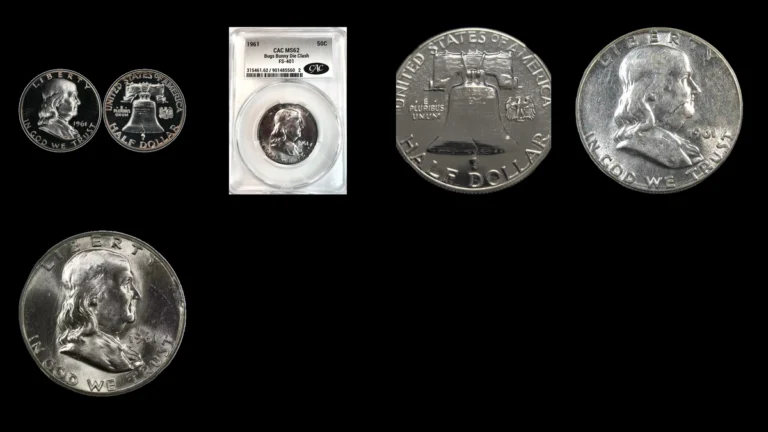 1961 Half Dollar Errors — error coin photographs