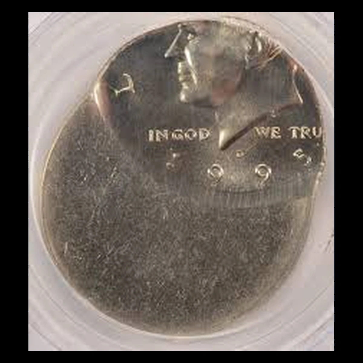 1998 Kennedy Half Dollar: Off-Center Strike