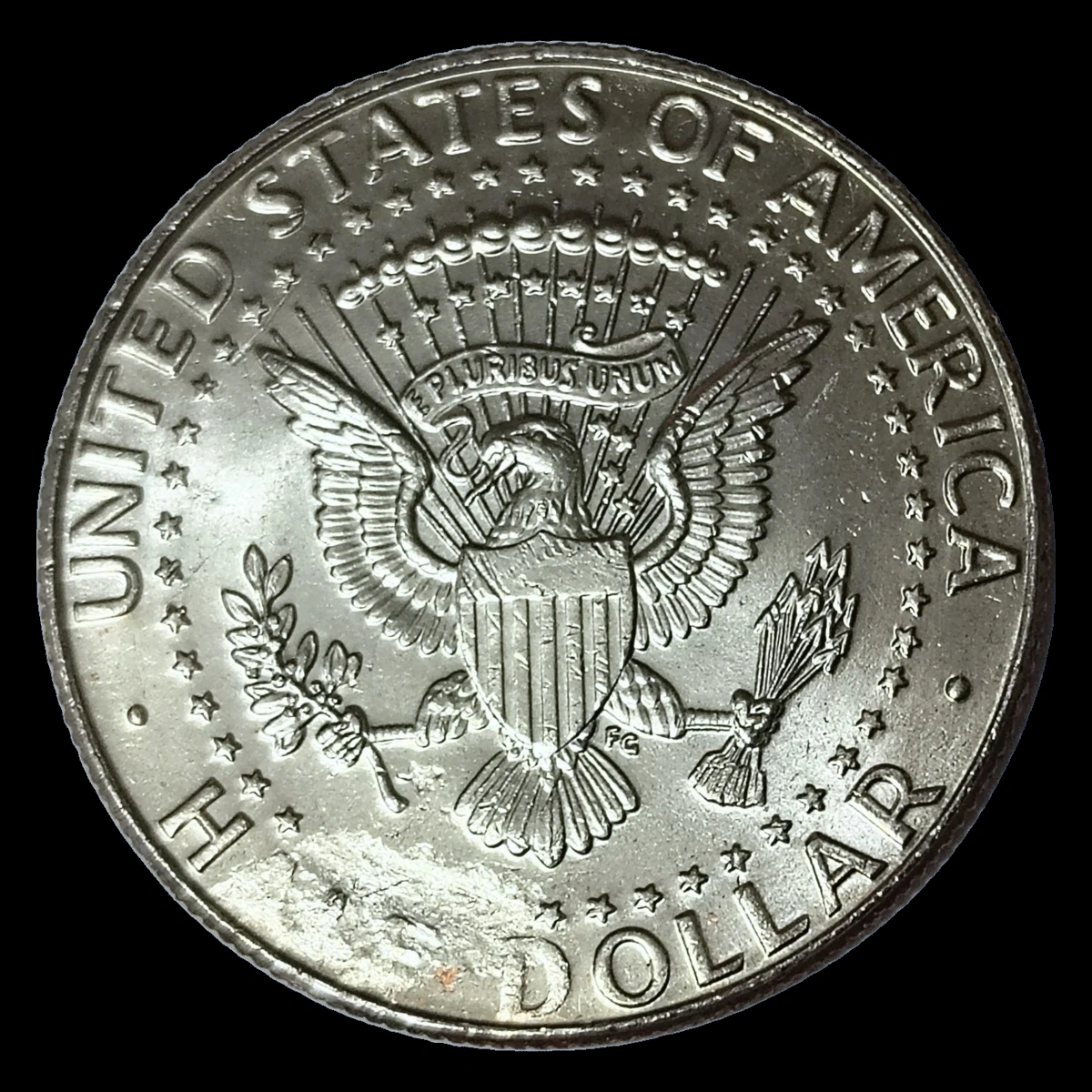 1999 Kennedy Half Dollar: Struck-Through Error