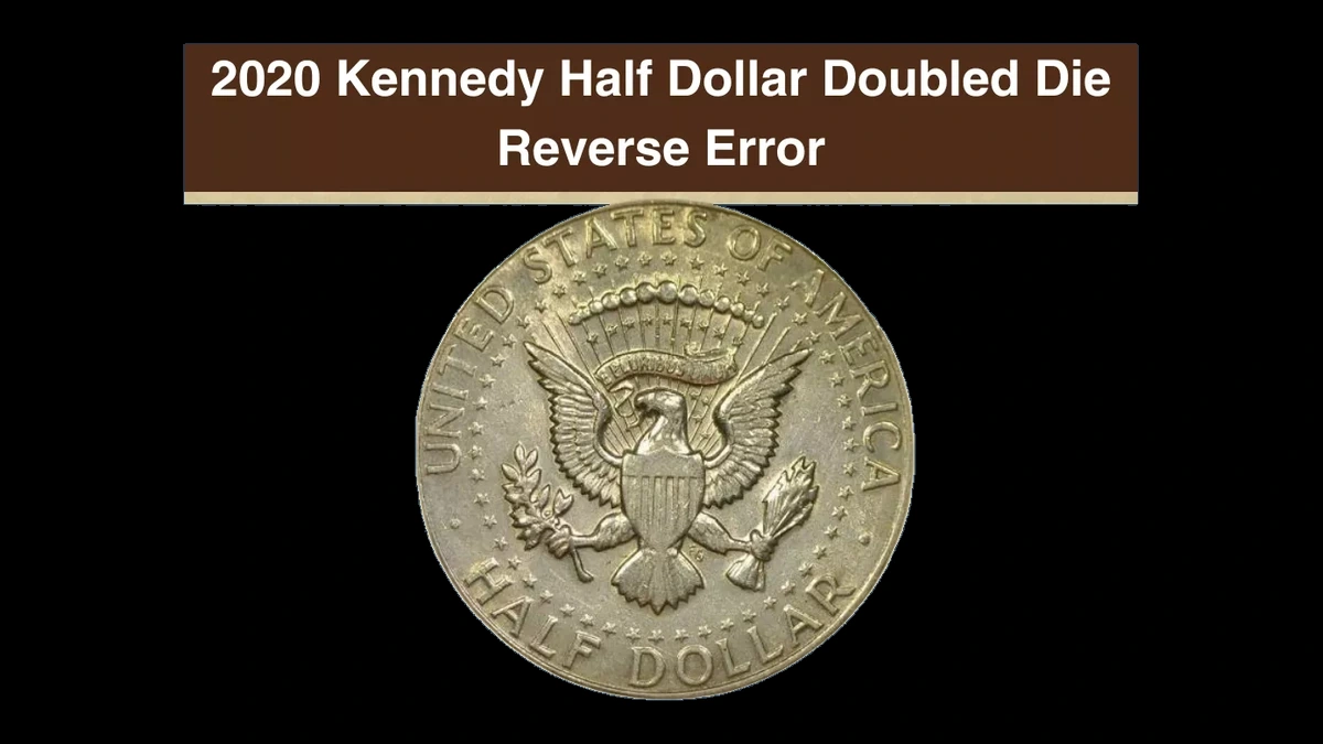 2020 Kennedy Half Dollar: Doubled Die Reverse