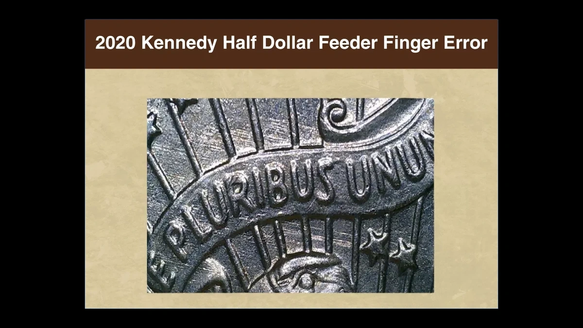 2020 Kennedy Half Dollar: Die Gouge