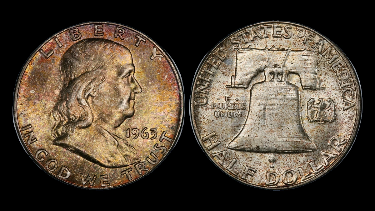 1963 Franklin Half Dollar: Bugs Bunny Die Clash