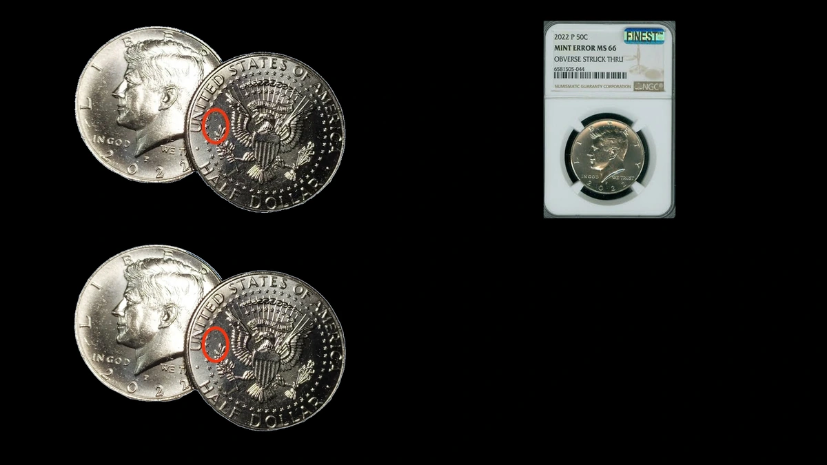 2022 Half Dollar Errors — error coin photographs