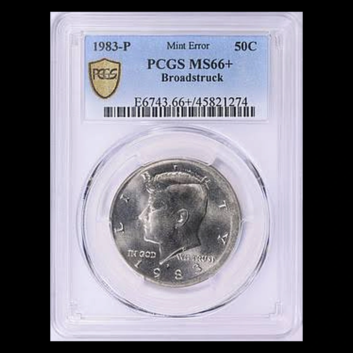 1983 Kennedy Half Dollar: Broadstrike