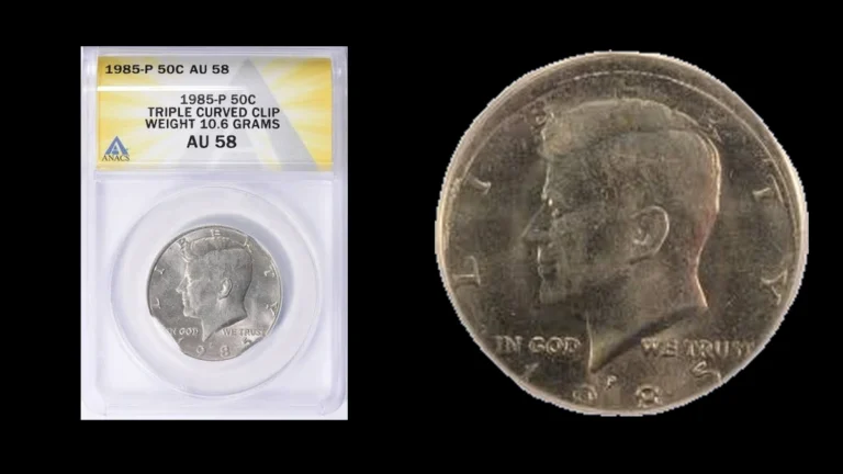 1985 Half Dollar Errors — error coin photographs