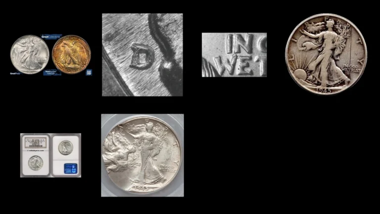 1945 Half Dollar Errors — error coin photographs