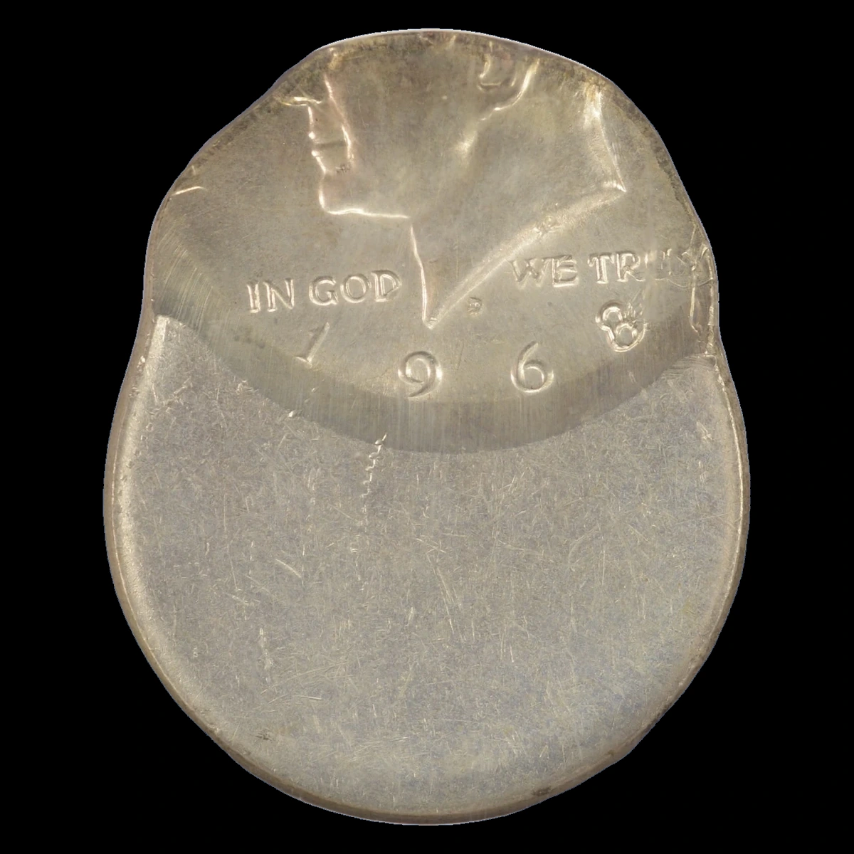 1968 Kennedy Half Dollar: Off-Center Strike