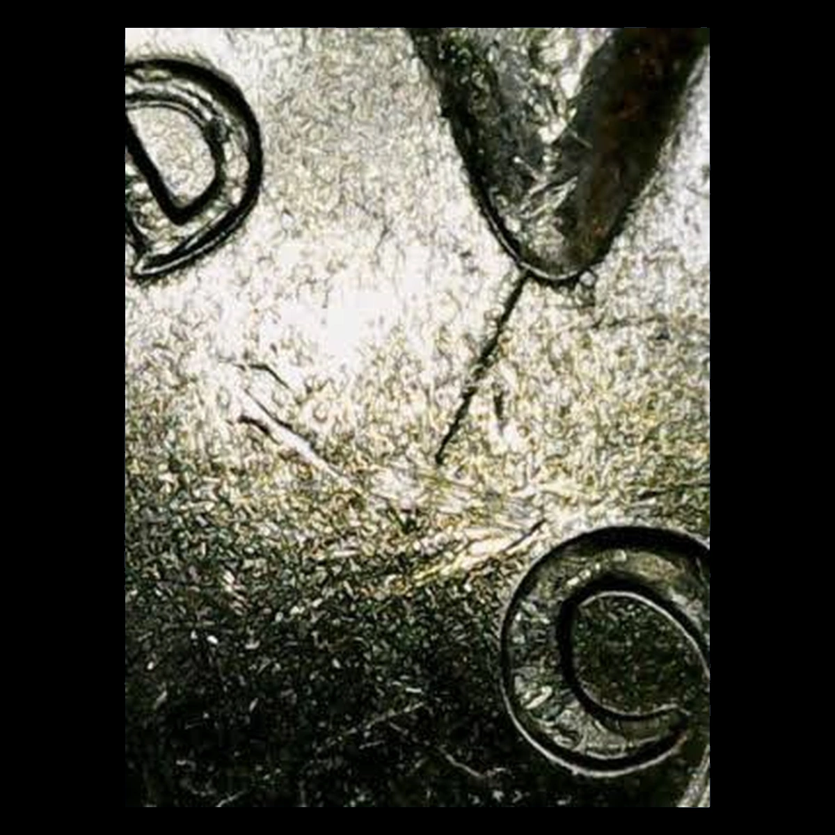 1995 Kennedy Half Dollar: Die Crack / Die Chip