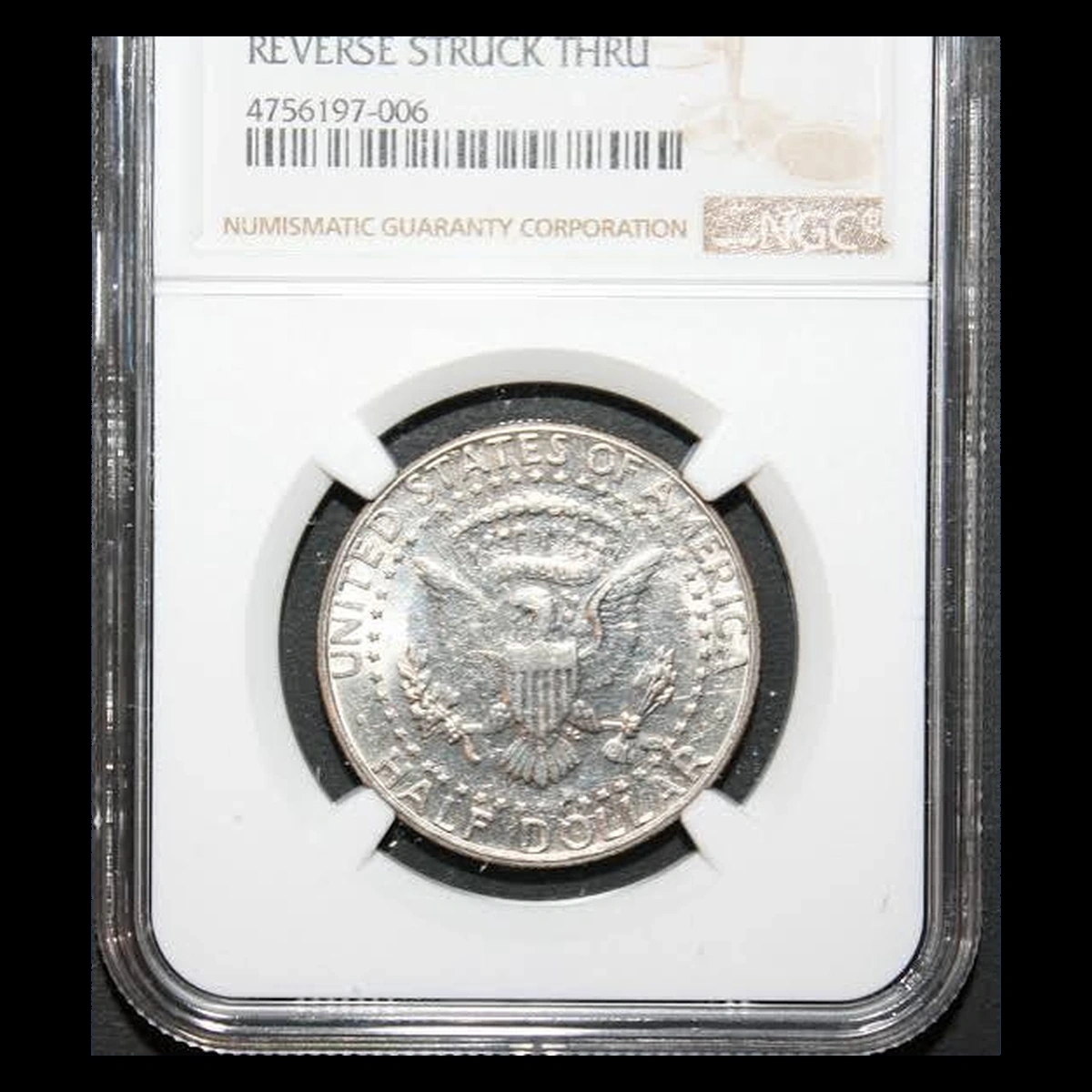 1995 Kennedy Half Dollar: Struck-Through Error
