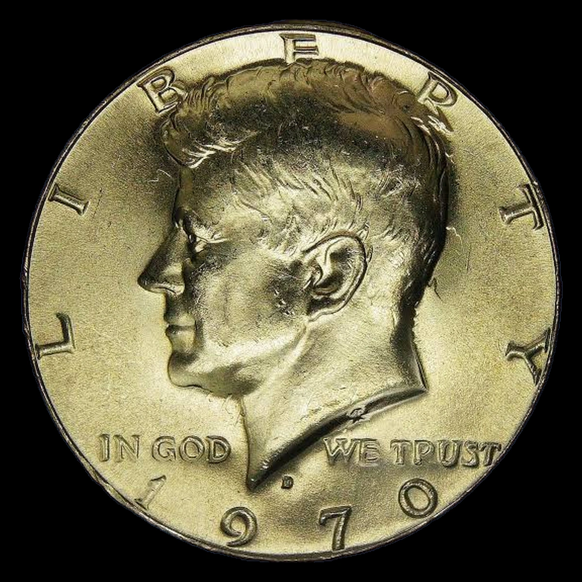 1970 Kennedy Half Dollar: Die Clash