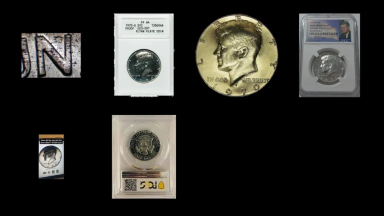 1970 Half Dollar Errors — error coin photographs