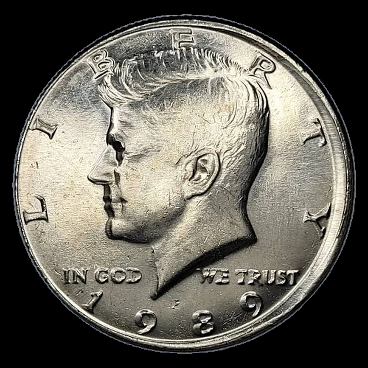1989 Kennedy Half Dollar: Misaligned Die