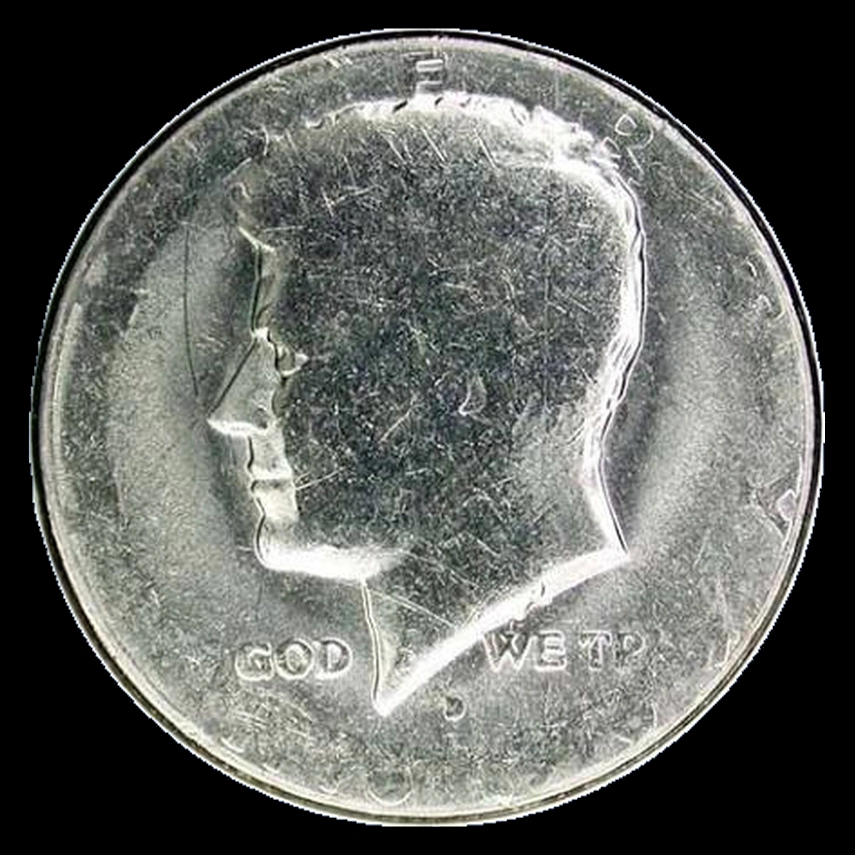 1976 Kennedy Half Dollar: Die-Adjustment / Low-Pressure Strike