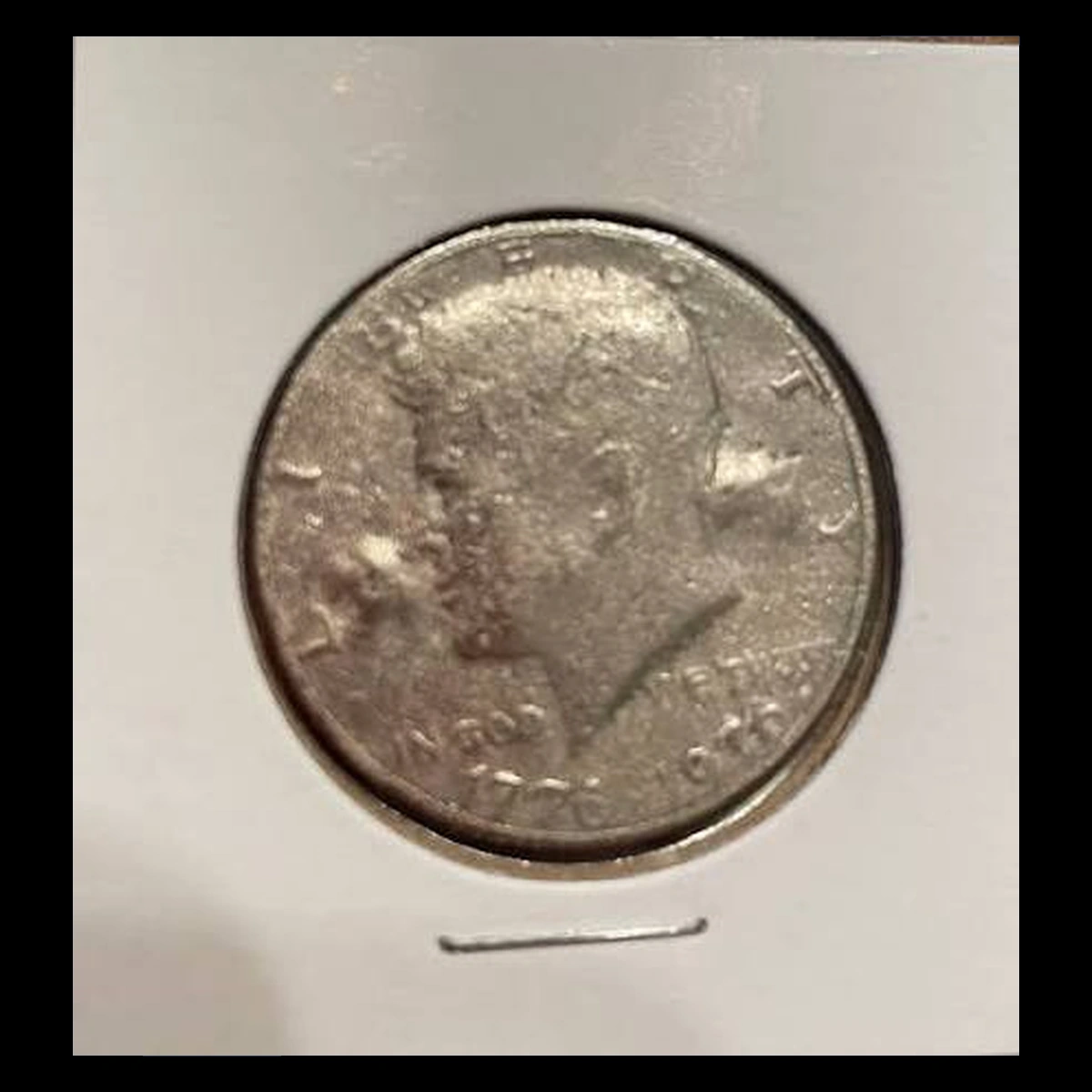 1976 Kennedy Half Dollar: Planchet Flaw