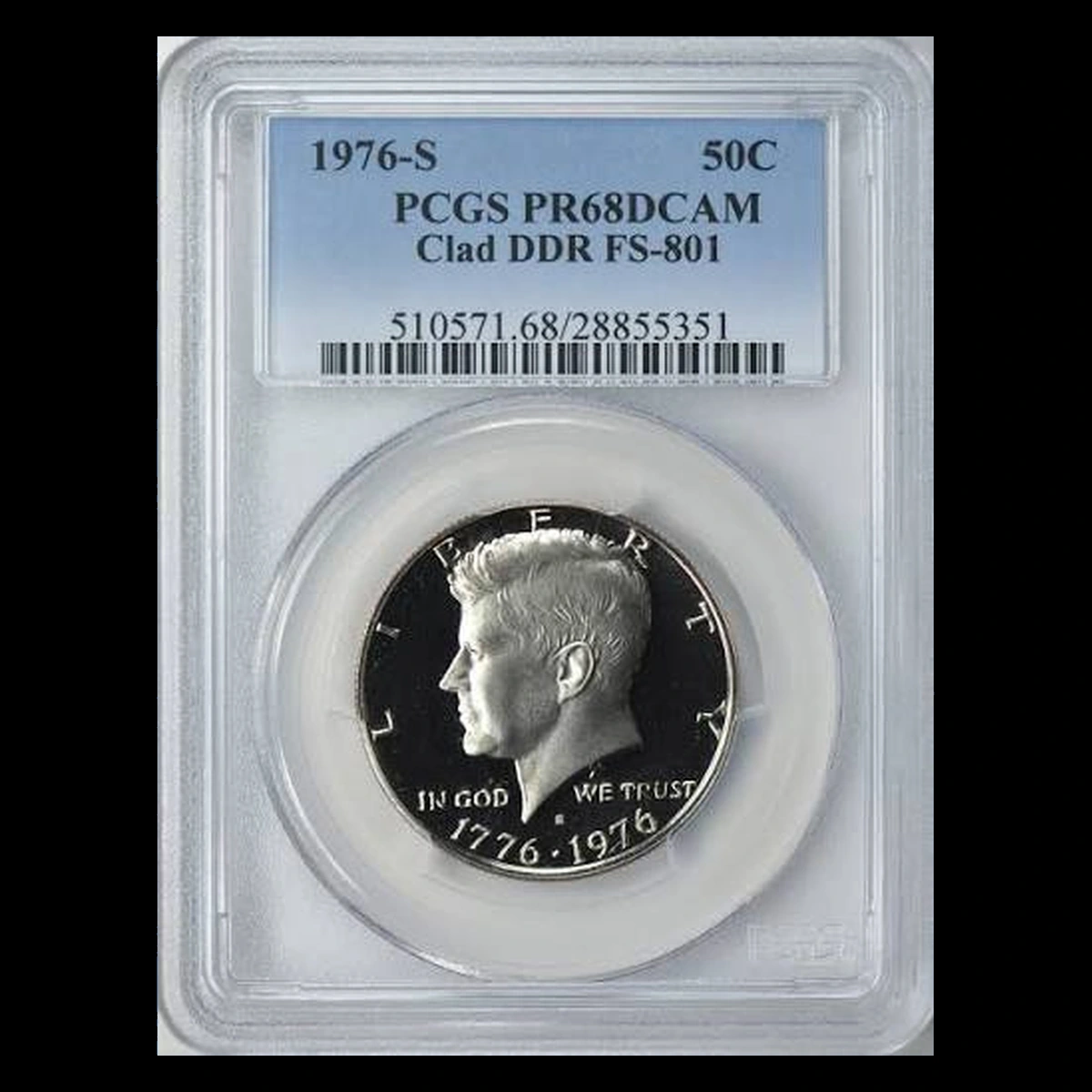 1976 Kennedy Half Dollar: Doubled Die Reverse