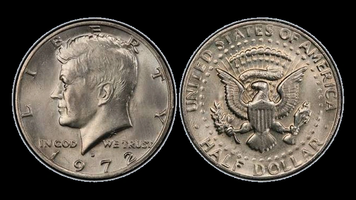 1972 Kennedy Half Dollar: Missing FG Initials