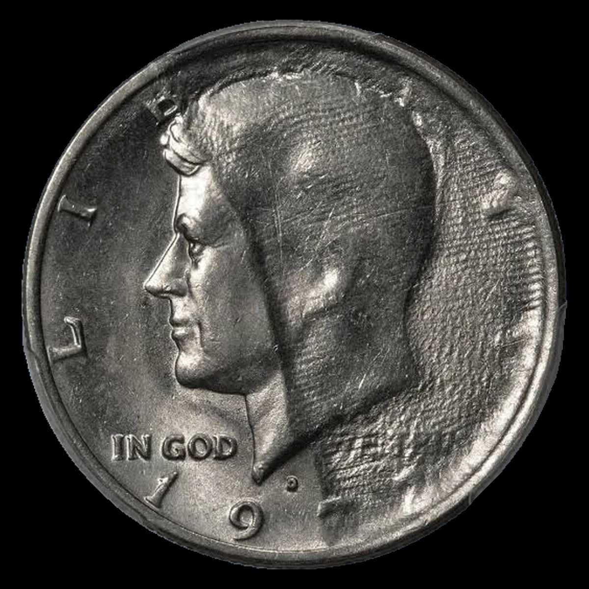 1972 Kennedy Half Dollar: Struck-Through Error