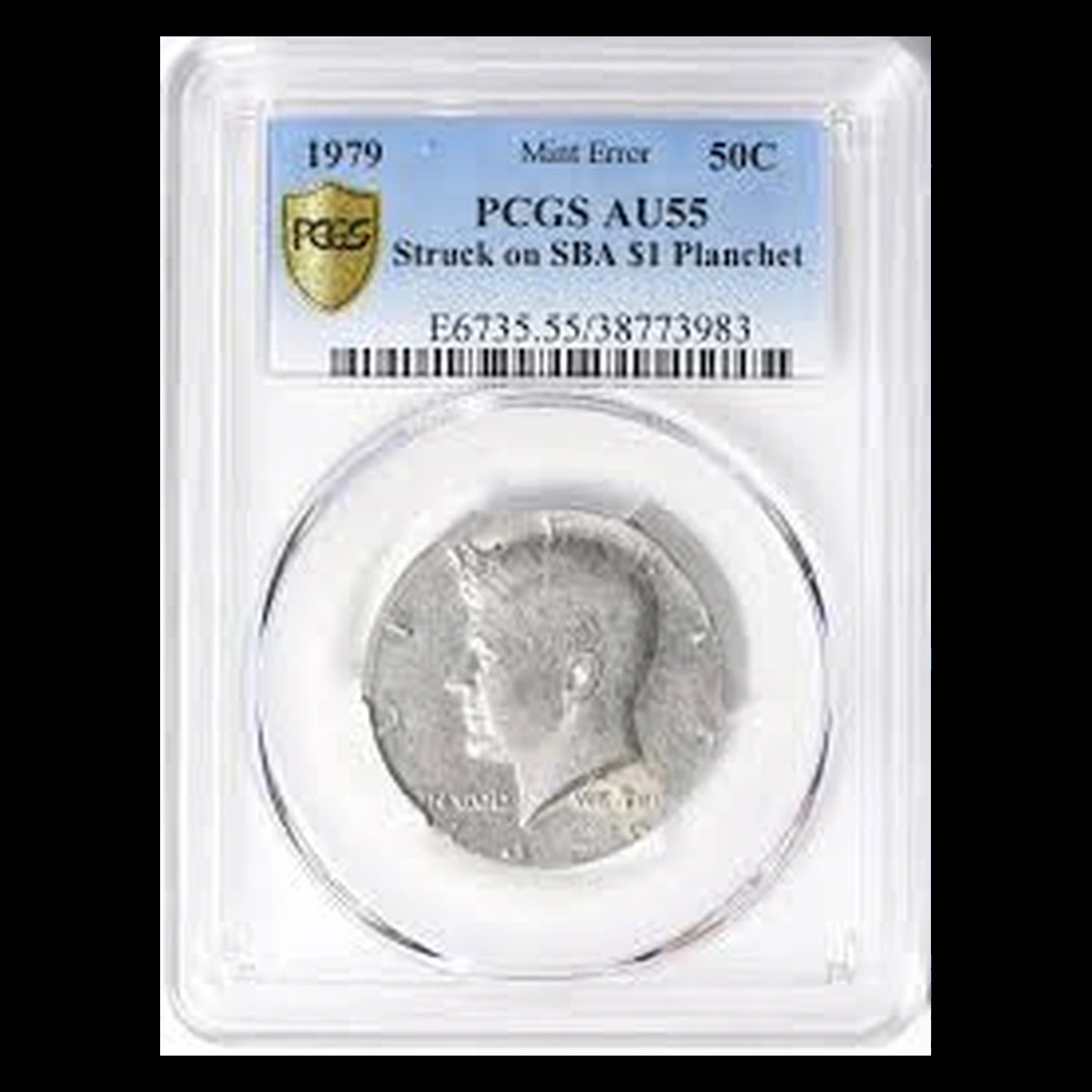 1979 Kennedy Half Dollar: Wrong Planchet / Off-Metal Strike