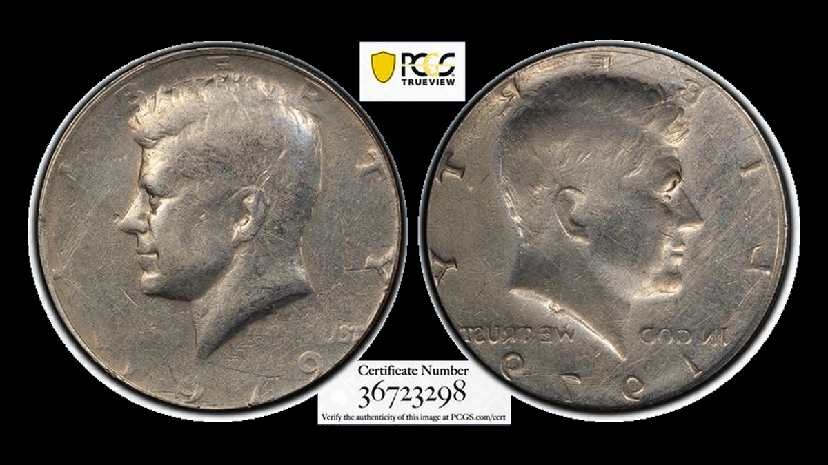 1979 Kennedy Half Dollar: Brockage