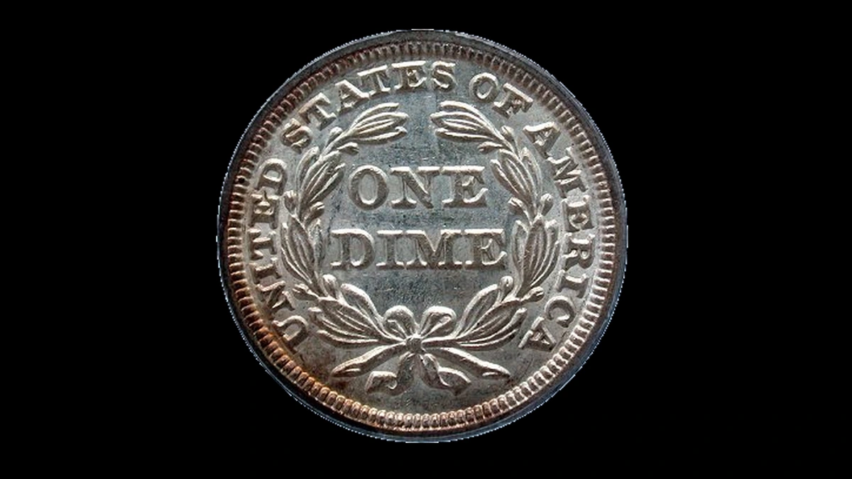 1848 Dime Errors — error coin photographs