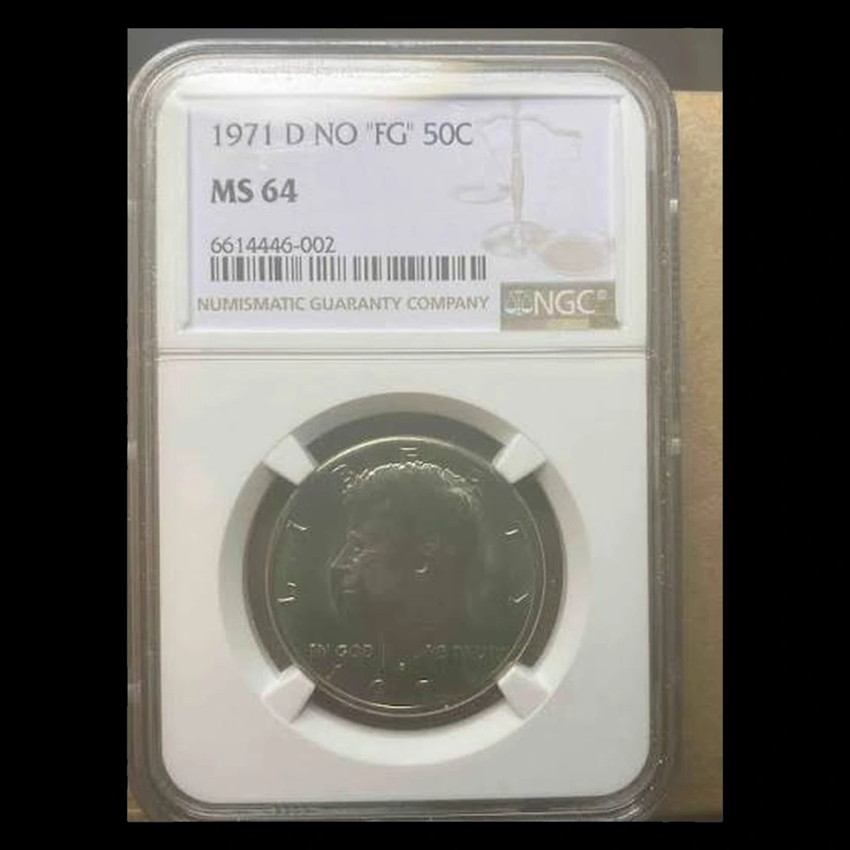 1971 Kennedy Half Dollar: Missing FG Initials