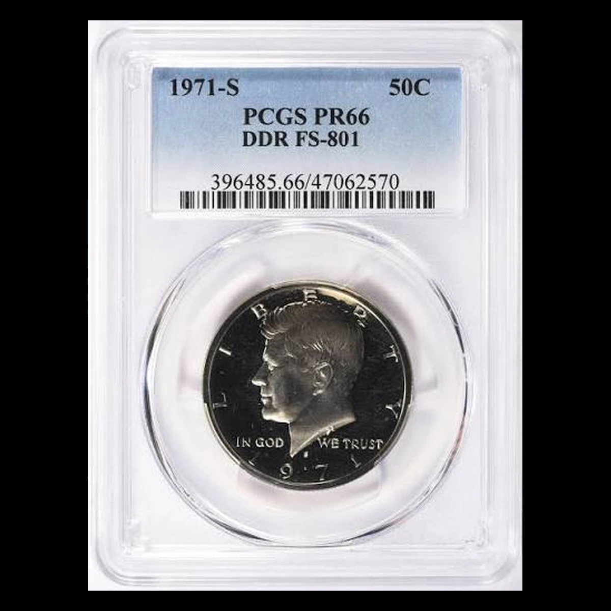 1971 Kennedy Half Dollar: Doubled Die Reverse