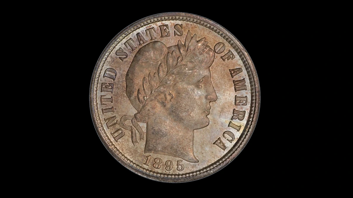 1895 Dime Errors — error coin photographs