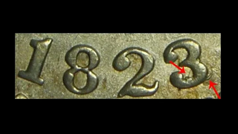 1823 Dime Errors — error coin photographs