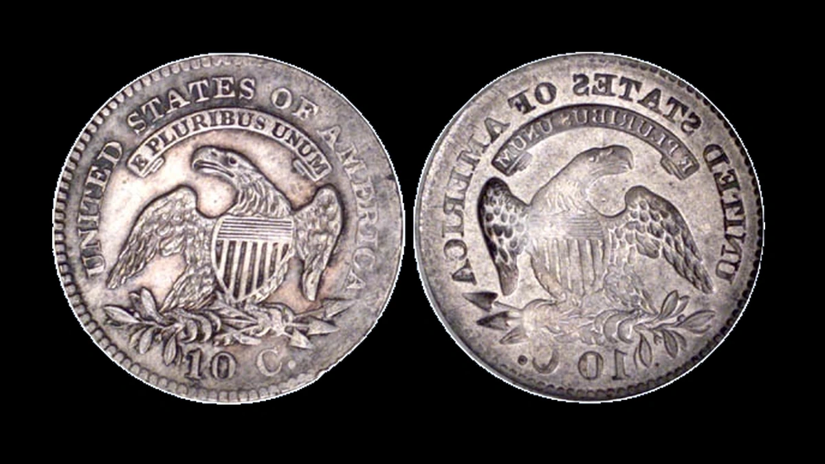 1827 Dime Errors — error coin photographs