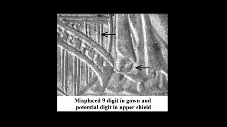 1859 Dime Errors — error coin photographs
