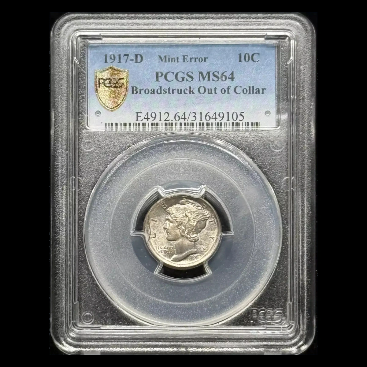 1917 Mercury Dime: Broadstrike