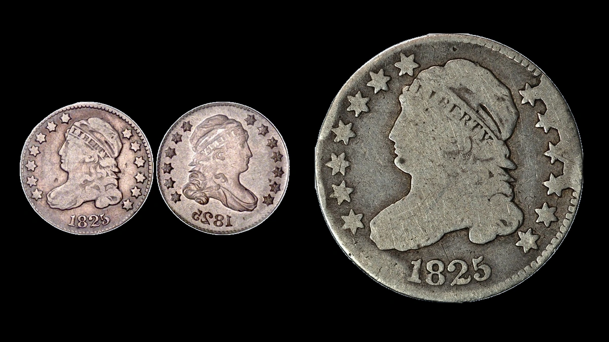 1825 Dime Errors — error coin photographs