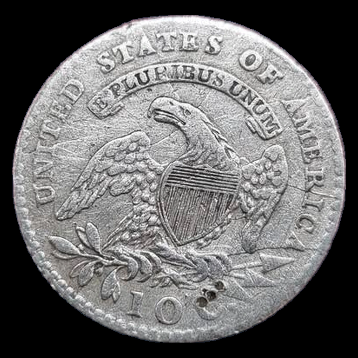1811 Capped Bust Dime: Die Crack