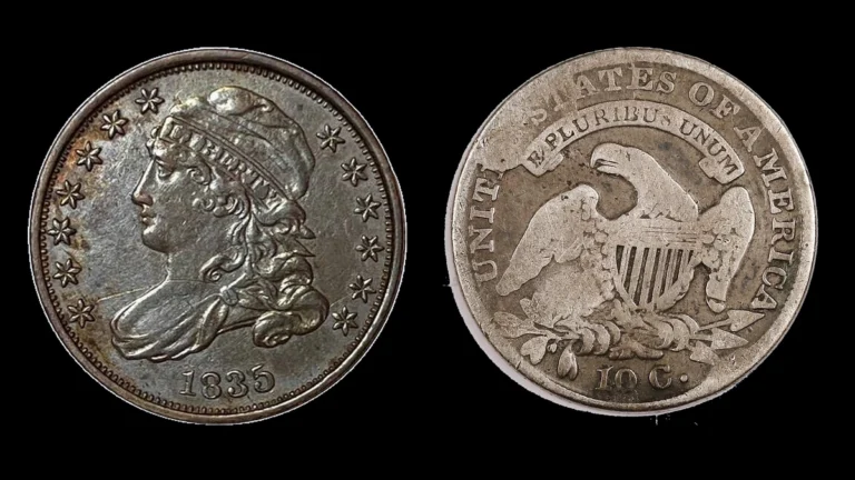 1833 Dime Errors — error coin photographs