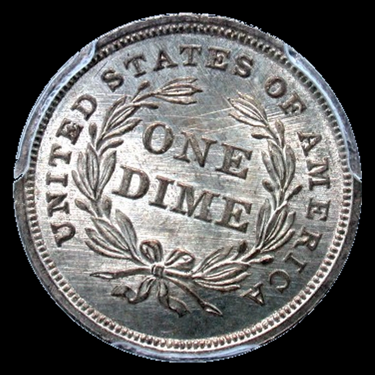 1839 Liberty Seated Dime: Rotated Dies