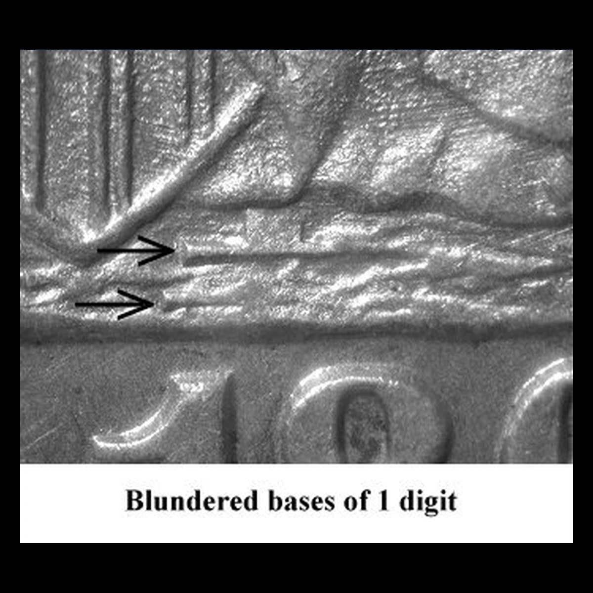 1868 Liberty Seated Dime: Misplaced Date