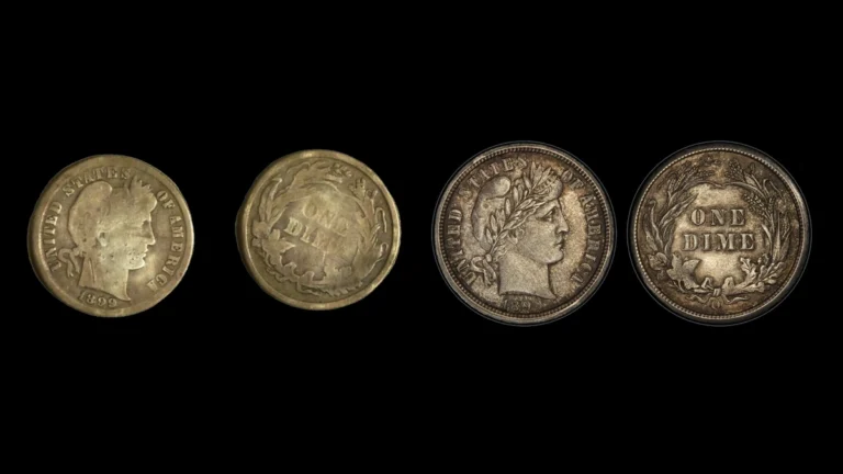 1899 Dime Errors — error coin photographs