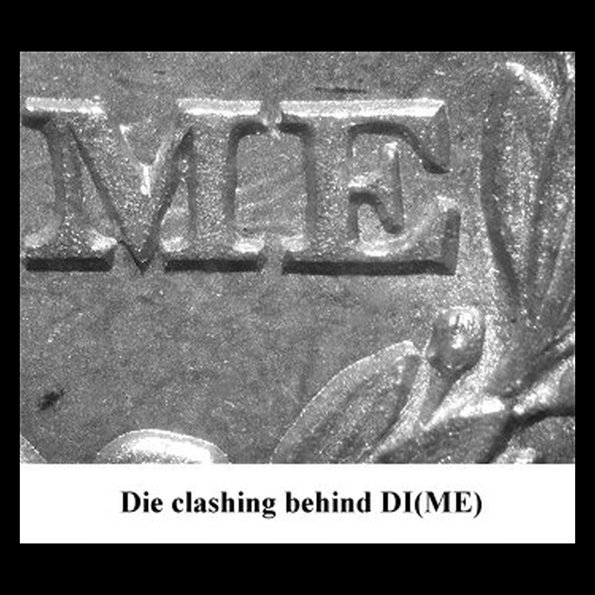 1845 Liberty Seated Dime: Die Clash