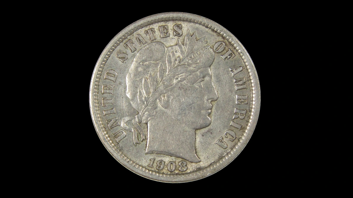 1908 Dime Errors — error coin photographs