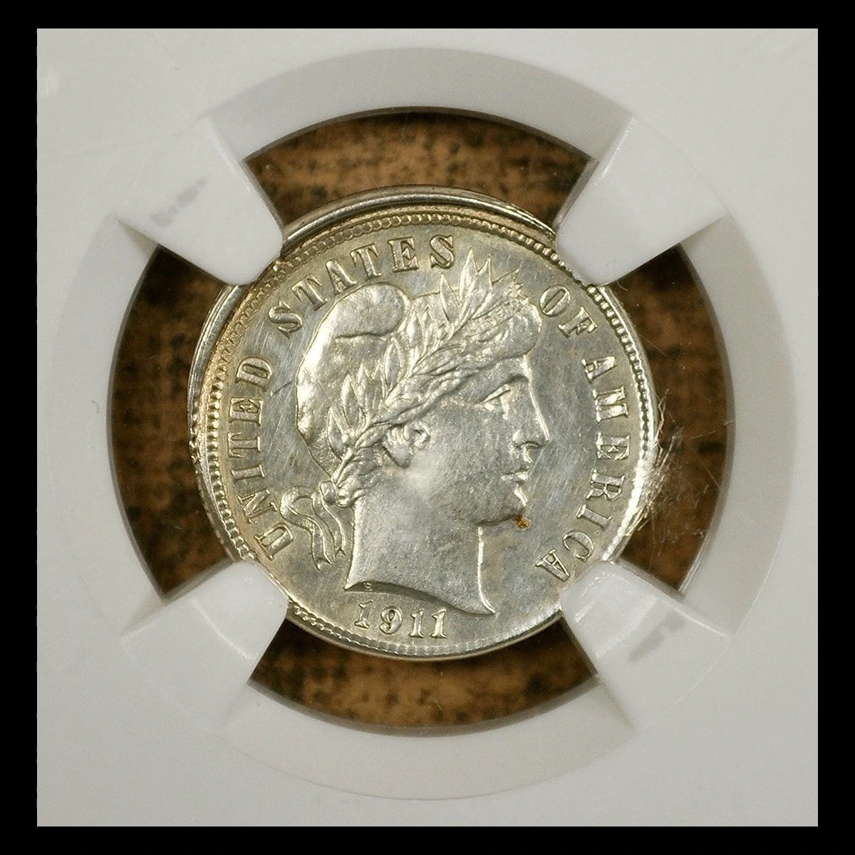 1911 Barber Dime: Partial Collar Strike