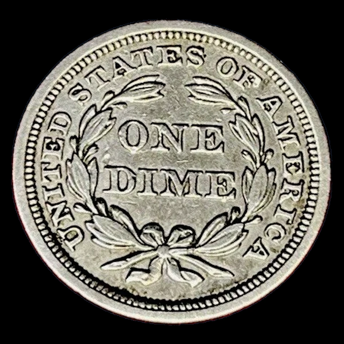 1854 Liberty Seated Dime: Die Clash