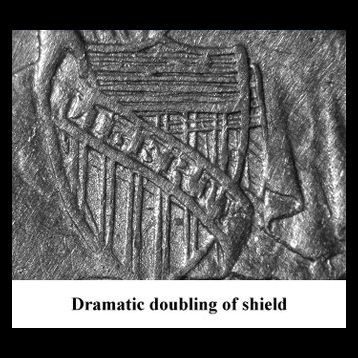 1873 Liberty Seated Dime: Doubled Die Obverse